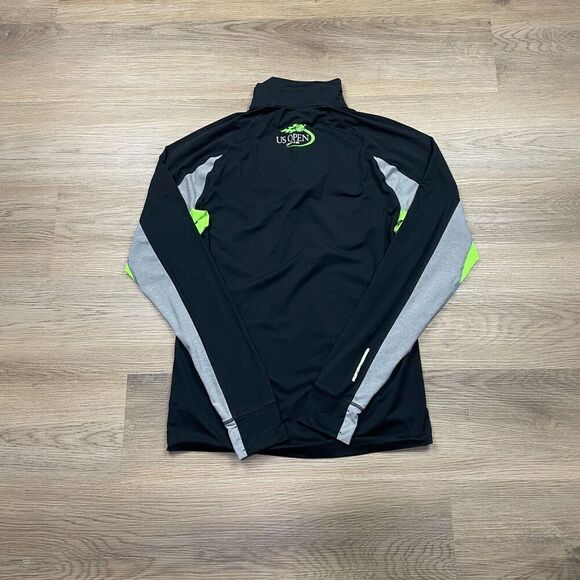 Polo Sport Shirt Mens Small Black 2016 US Open Performance Tennis Pullover - Picture 5 of 10